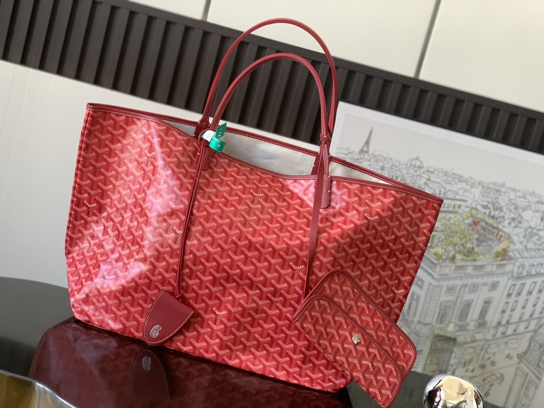 Saint Louis GM Tote Bag In Red